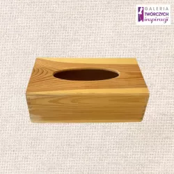 Drewniane pudełko na chusteczki - 25 x 9 (możliwość graweru na życzenie)